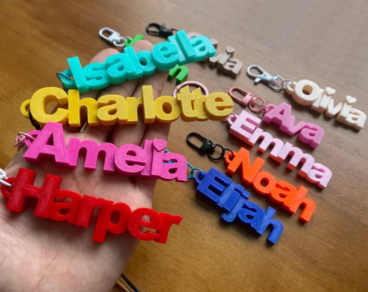 Custom Name Acrylic Keychain Personalized Backpack Lunch Box Tag Purse Birthday Party Wedding Pavor Anniversary Gift