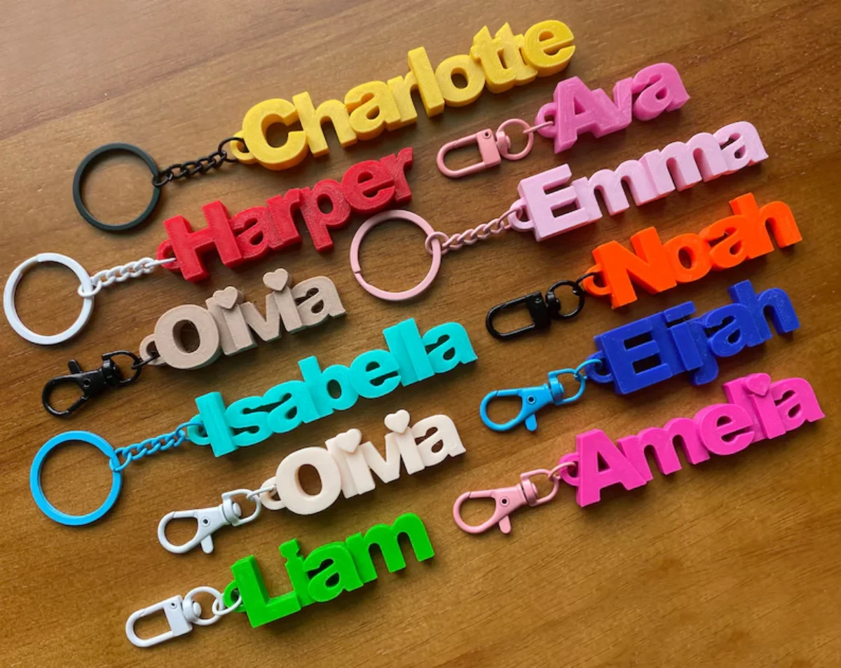 Custom Name Acrylic Keychain Personalized Backpack Lunch Box Tag Purse Birthday Party Wedding Pavor Anniversary Gift