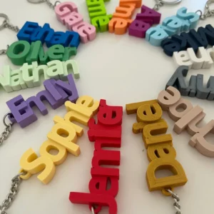 2025Versatile POD customized acrylic keychain 3D printed backpack pendant personalized name birthday gift
